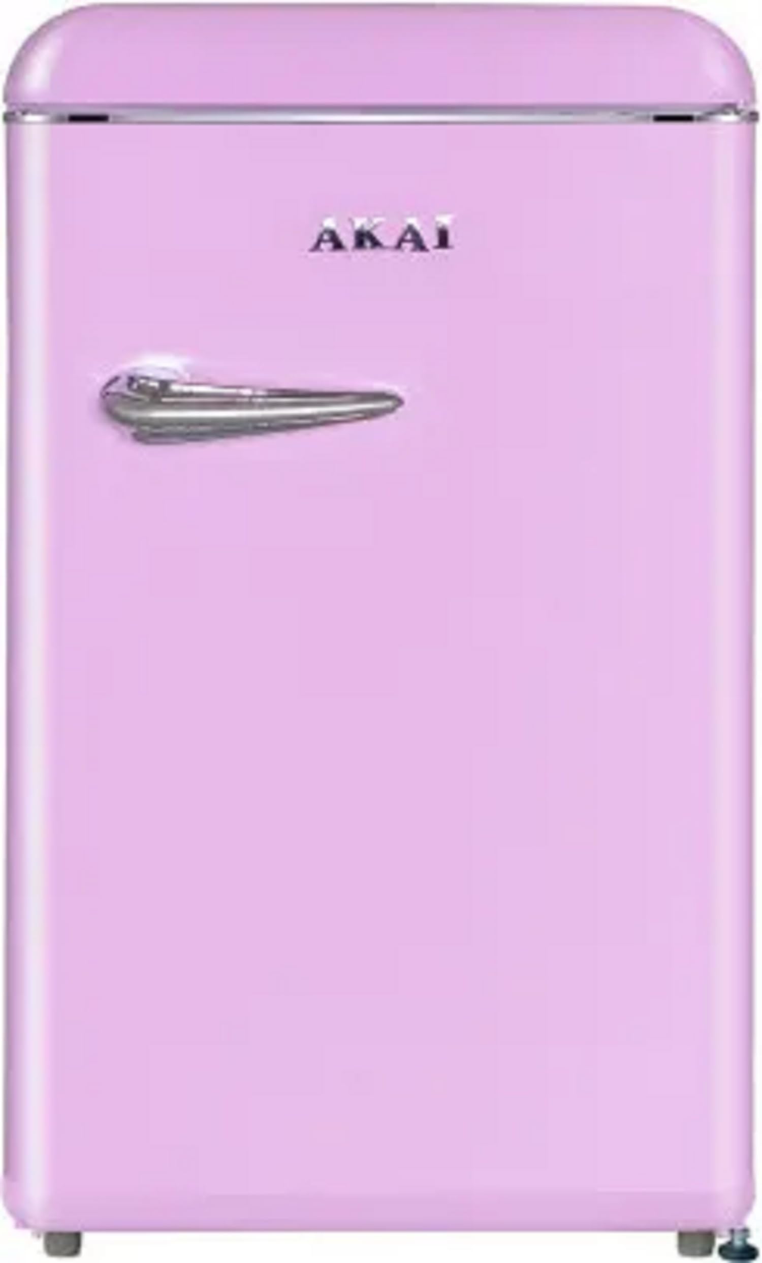 akai class130k frigorifero singolo porta rosa 130 litri