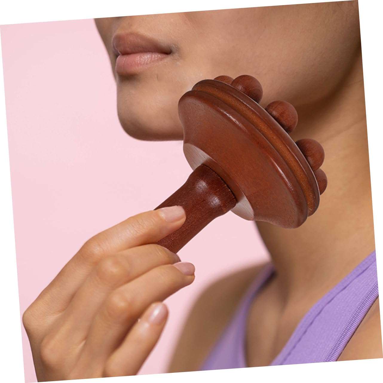 SHERCHPRY 2 Series Masaje De Madera Herramienta De Masaje Manual Muscular De Acupuntura Compacto Y Portátil Espalda Y Cuerpo 2 Piezas*2