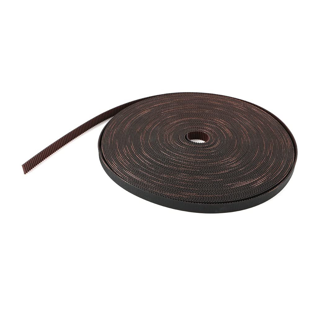 Lxuan-Puleggia Stampante 3D 2 GT. Gomma Rinforzata in Fibra di Vetro Aperta for Cintura GT2. Cinghia di distribuzione 2GT-9. Lunghezza 2m 5m Larghezza 9mm, Alta precisione (Size : 5M)