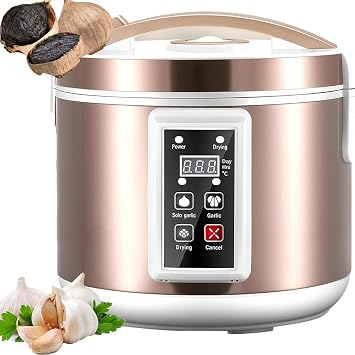 Black Garlic Fermenter Machine,Multi-Functional Intelligent Fermenter Pot,Automatic Black Garlic Maker,DIY Cooker for Yogurt,w/Stainless Steel Shelf 5l