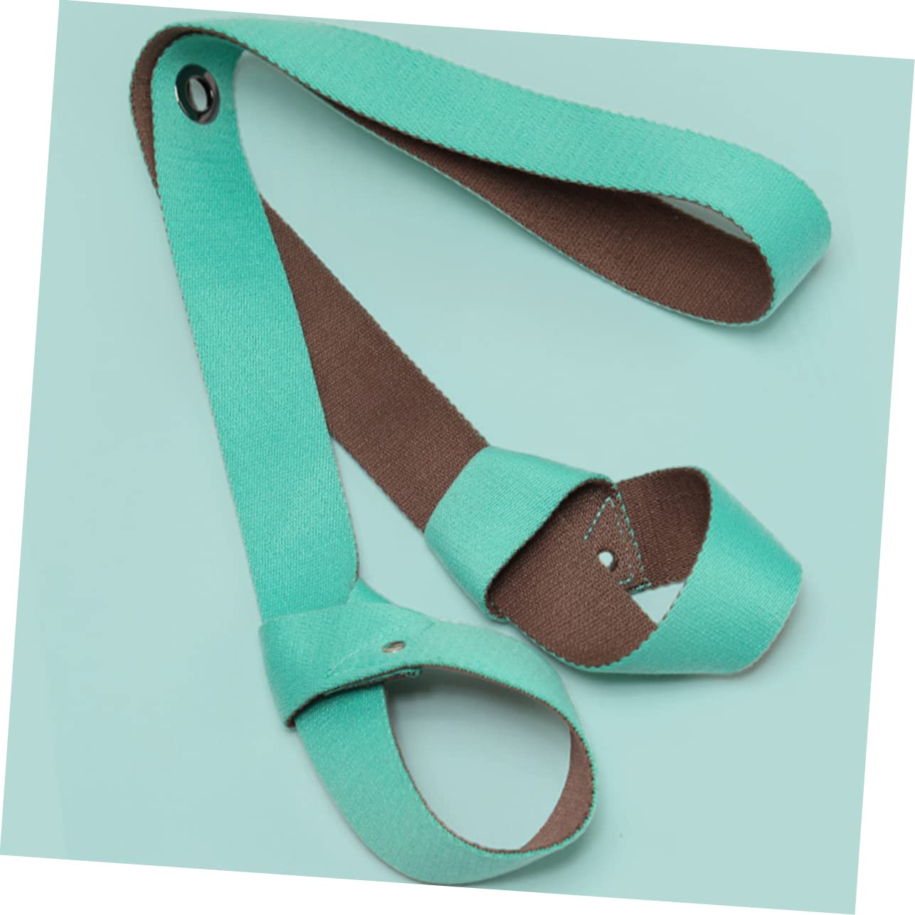 TOYANDONA Yoga Band mit Schlaufen Elastisches Dehnungsband für Yoga und Fitness Tragbar und Vielseitig Einsetzbar für Anfänger und Fortgeschrittene Verbessert Flexibilität und Kraft