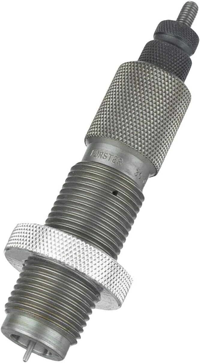Forster ProductsFull Length Bench Rest Sizing Die, Size Shoulder to Set Headspace, Deprime, & Expand Case Neck, with E-Z Out Expander Ball