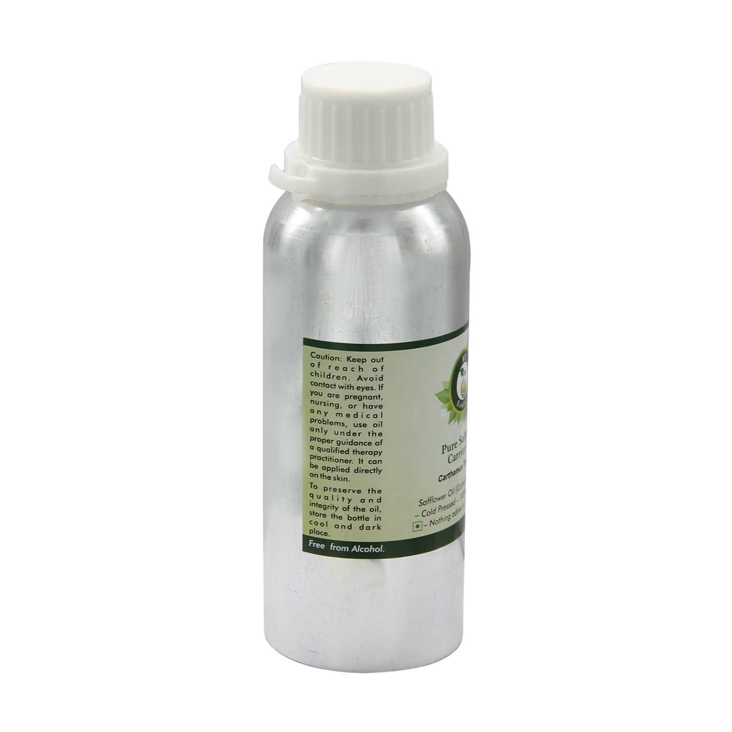 R V Essential Pure Safflower Carrier Oil 630ml (21oz)- Carthamus Tinctorius (100% Pure and Natural Cold Pressed)