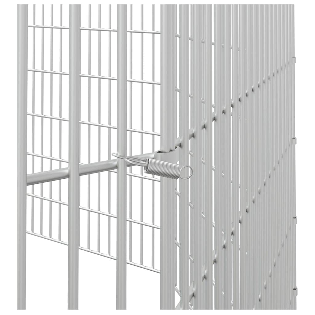 Recinto para mascotas de hierro galvanizado 54 x 60 cm, espacio de juego y descanso seguro para perros y conejos, jaula modular para montar uno mismo