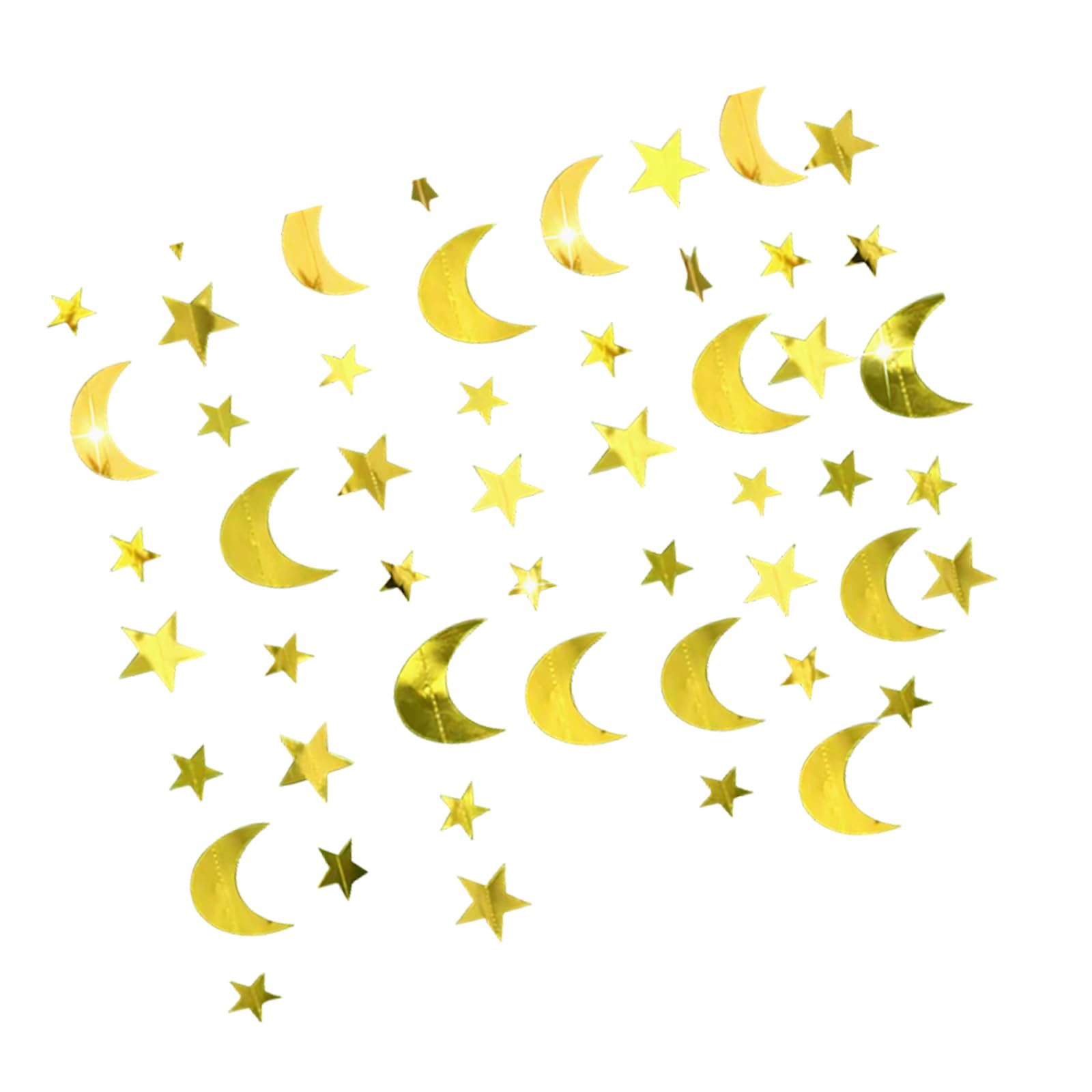 ZEPFJHE Glittering Star Themed Hanging Ornament for Room Wall Celebration Glowing Party Deck