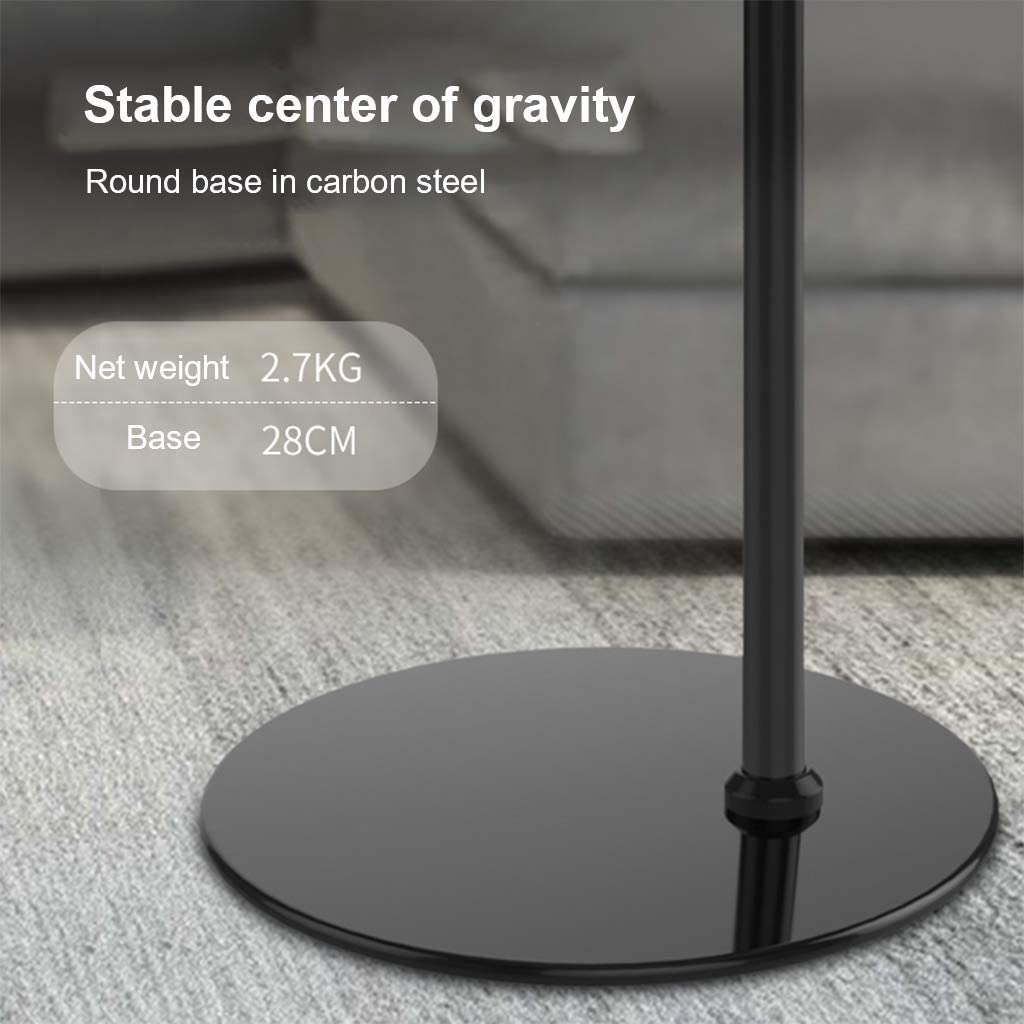 Soporte de Piso para Tableta, Soporte de Cuello de Cisne de Brazo Largo para teléfono Celular, Soporte para Tableta de 4 a 11 Pulgadas, Soporte de Piso para Tableta con rotación Ajustable de