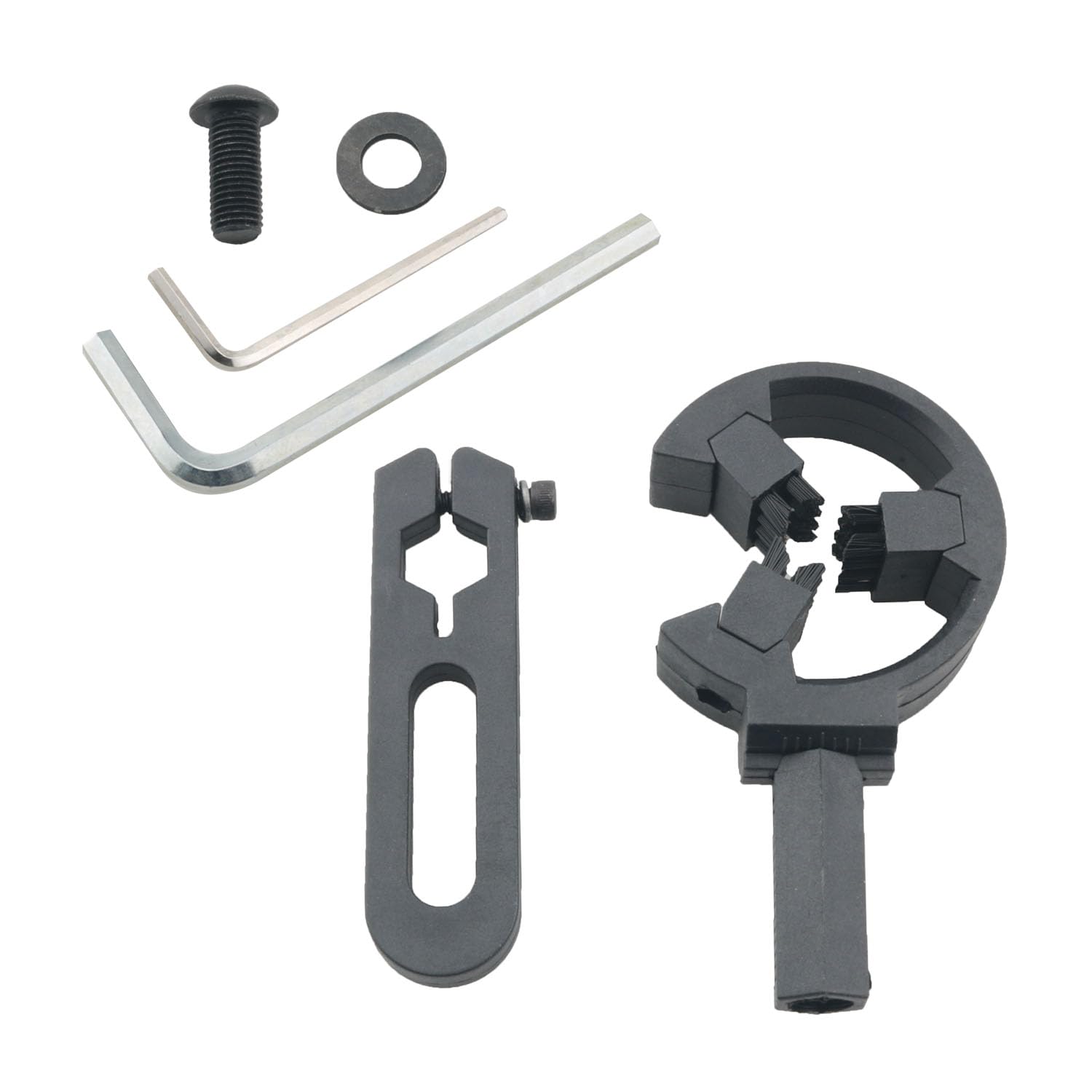 WELWIK Black ABS Bow Arrow Holder Archery Accessories Suitable for Compound/Reverse Hunting Target Shooting Left or Right Handed