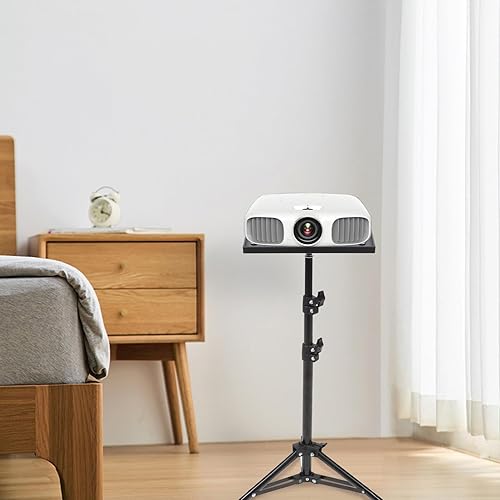 Miniatura 2 de Gatuida Trípode portátil para proyector, trípode portátil para oficina al aire libre, hogar, escenario, estudio, podio, computadora, DJ