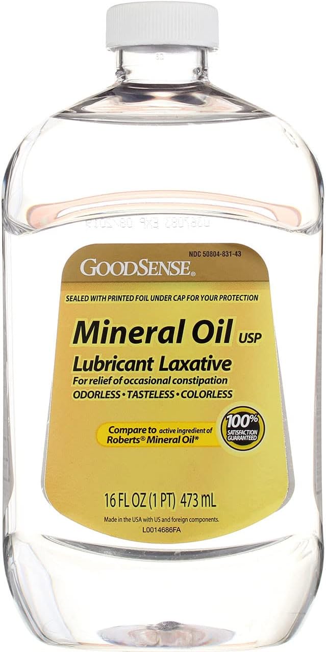 Gs Mineral Oil Heavy 16 Oz - Pack of 2