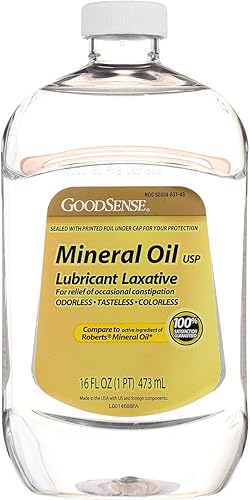 GoodSense Laxante lubricante de aceite mineral, 16 fl oz