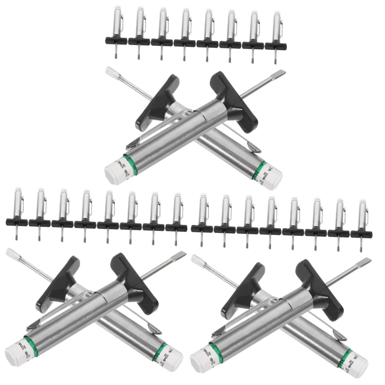 Amosfun 3 Sätze Tiefenmesser Für Reifenprofil Teiliges Messbereich Tragbar Und Benutzerfreundlich Für Pkw Und Nutzfahrzeuge Präzise Und Einfach Zu Bedienen 10 Stück * 3