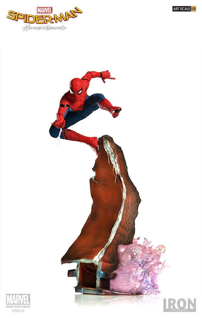 Spider-Man Homecoming Battle Diorama Series Statue 1/10 Spider-Man 26 cm Iron