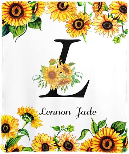 Miniatura 7 de Manta de bebé personalizada, monograma rosa, lindo elefante personalizado, mantas de 30 x 40 pulgadas para bebé, niño y niña con nombre, baby