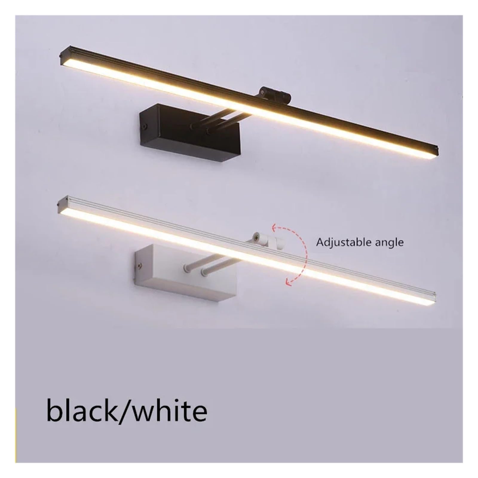 Bildleuchten for die Wand, wasserdichte LED-Lampe for Badezimmer-Waschtisch for Schminkspiegel Vollständige Abdeckung(Warm,10W White 50cm)