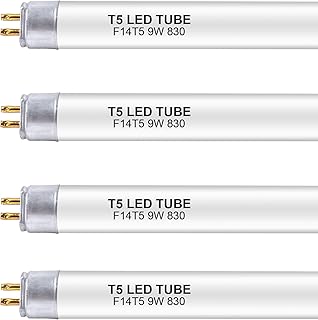 22 Inch F14T5/WW LED Replacement Bulbs, Warm White 3000K, T5 LED 9 Watt Replace