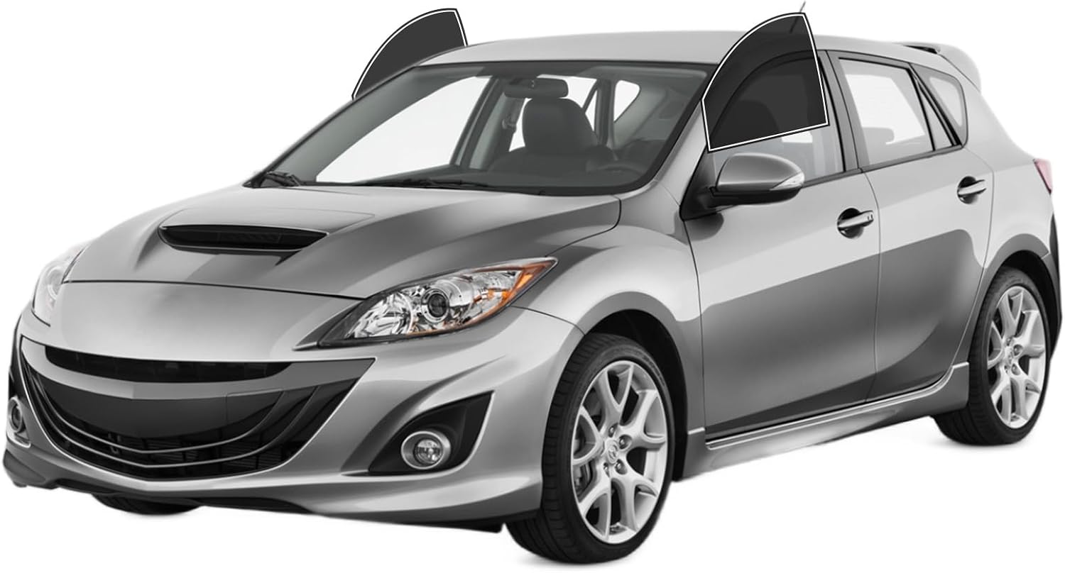 AUTOTEK Precut Window Tint Film for Mazda 3 Hatch 2010-2013 All Side+Rear Windshield 25% VLT 2Ply Anti-Shatter, UV Block, Privacy Protection, Easy Install, No Trimming Needed,Heat & Glare Reduction