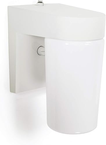 CORAMDEO Lámpara LED residencial moderna en tarro de gelatina, fotocélula del atardecer al amanecer, ubicación húmeda, interruptor de selección de