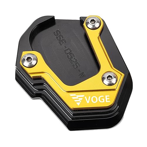 Piastra Supporto Laterale Estensione Cavalletto Moto Accessori per Voge Valico DS900X DS525X DSX525 DSX900 525 900 DSX 525dsx 900dsx VOGE 300 Rally 2024 2025 (Oro)