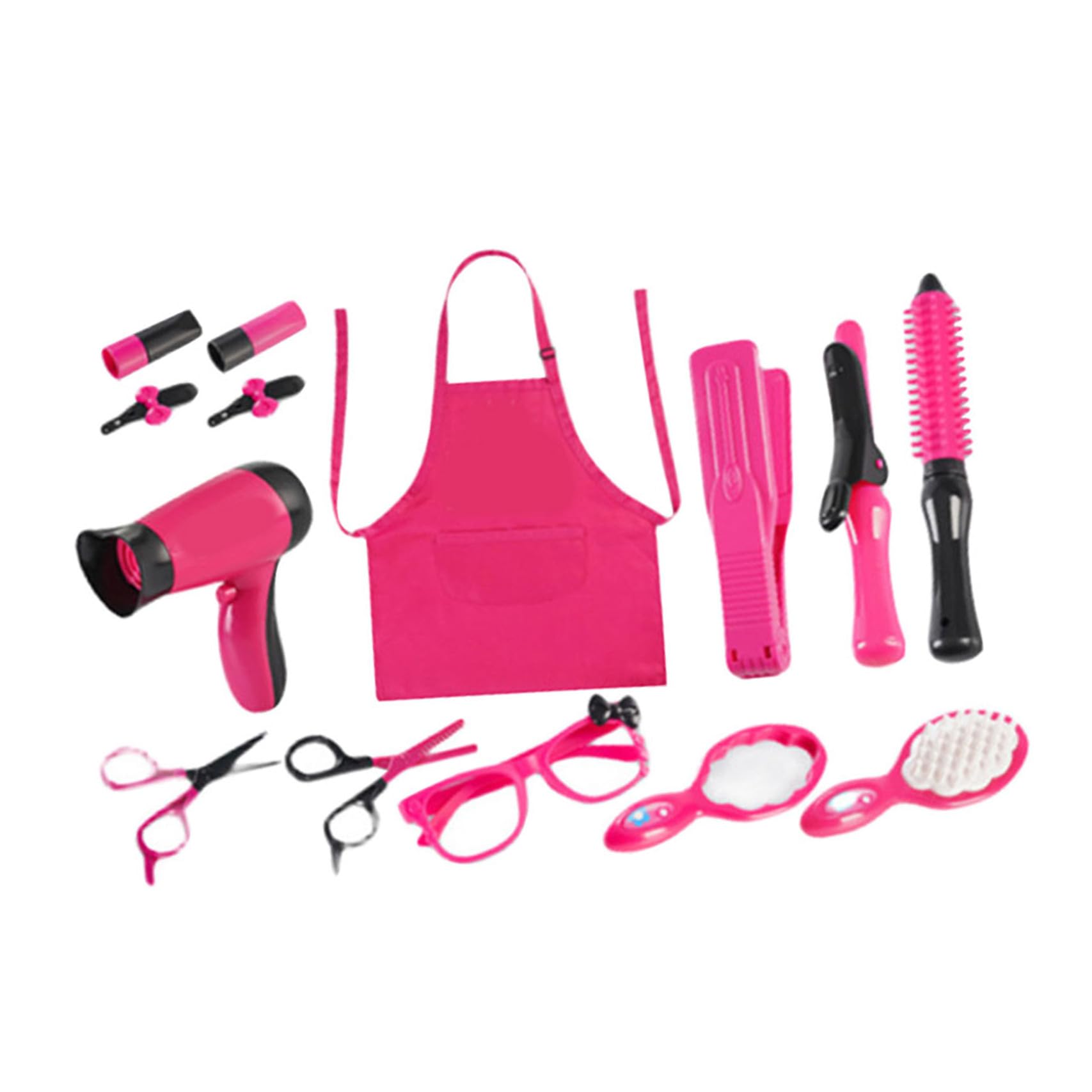 TOYANDONA 2 set Parrucchiere per Kit Salone Leggero e Sicuro Accessori per Styling e Coordinazione Occhio Mano per Bambine e Stimola e Apprendimento Pratico