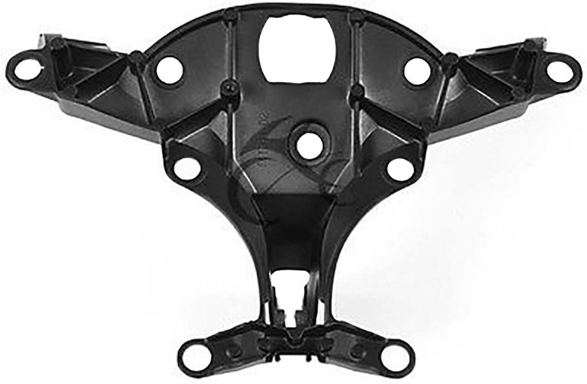 XMT-MOTO Black Upper Front Fairing Stay Headlight Bracket For YAMAHA YZF R1 2007-2008(1 PCS,Black)