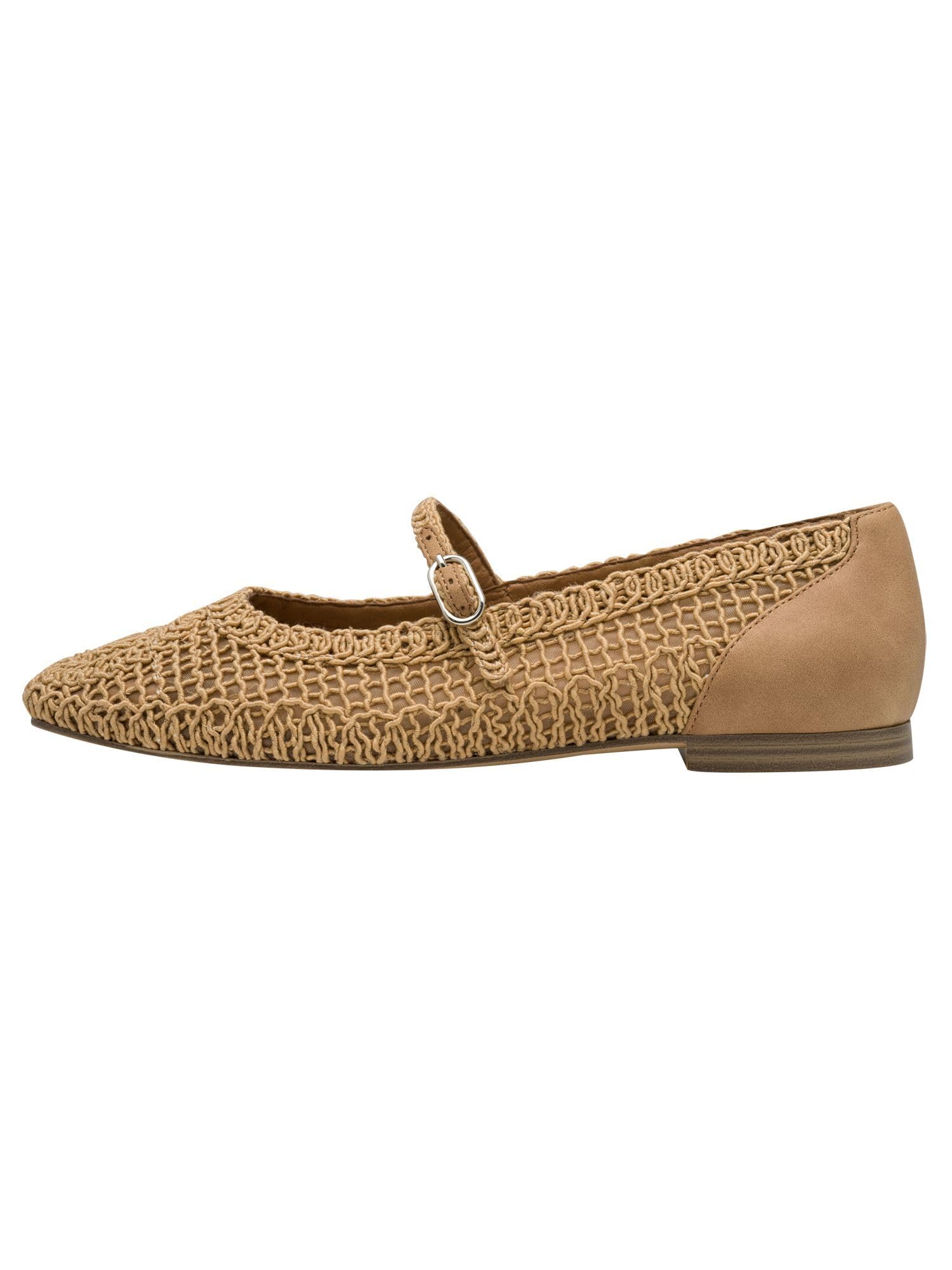 Tamaris Ballerina Women's Elegant, Brown, 7.5 UK
