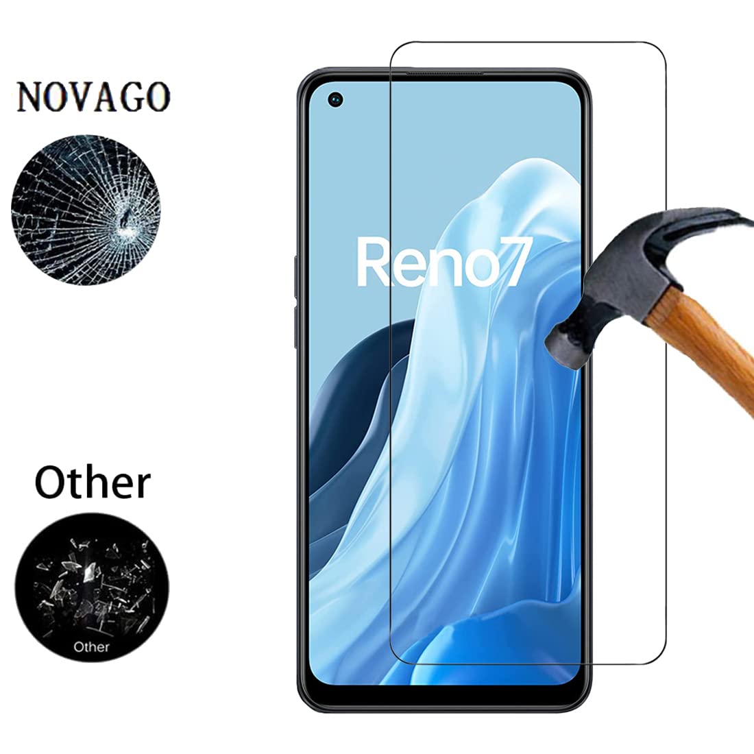 Coque Ultra Résistante Avec Anneau Anti Chute Et Cordon Pour OPPO RENO 6 5G
