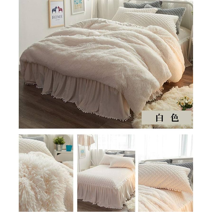 掛け布団 2点セット シャギー フェイクファー - ツインサイズ 71mCINRSPlL._UF350,350_QL50_.jpg