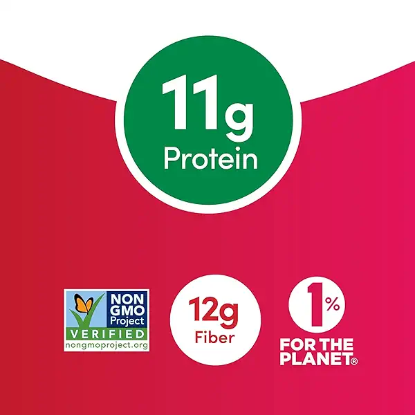 Kashi GO Breakfast Cereal, Vegetarian Protein, Fiber Cereal, Original, 13.1oz Box (1 Box) 4
