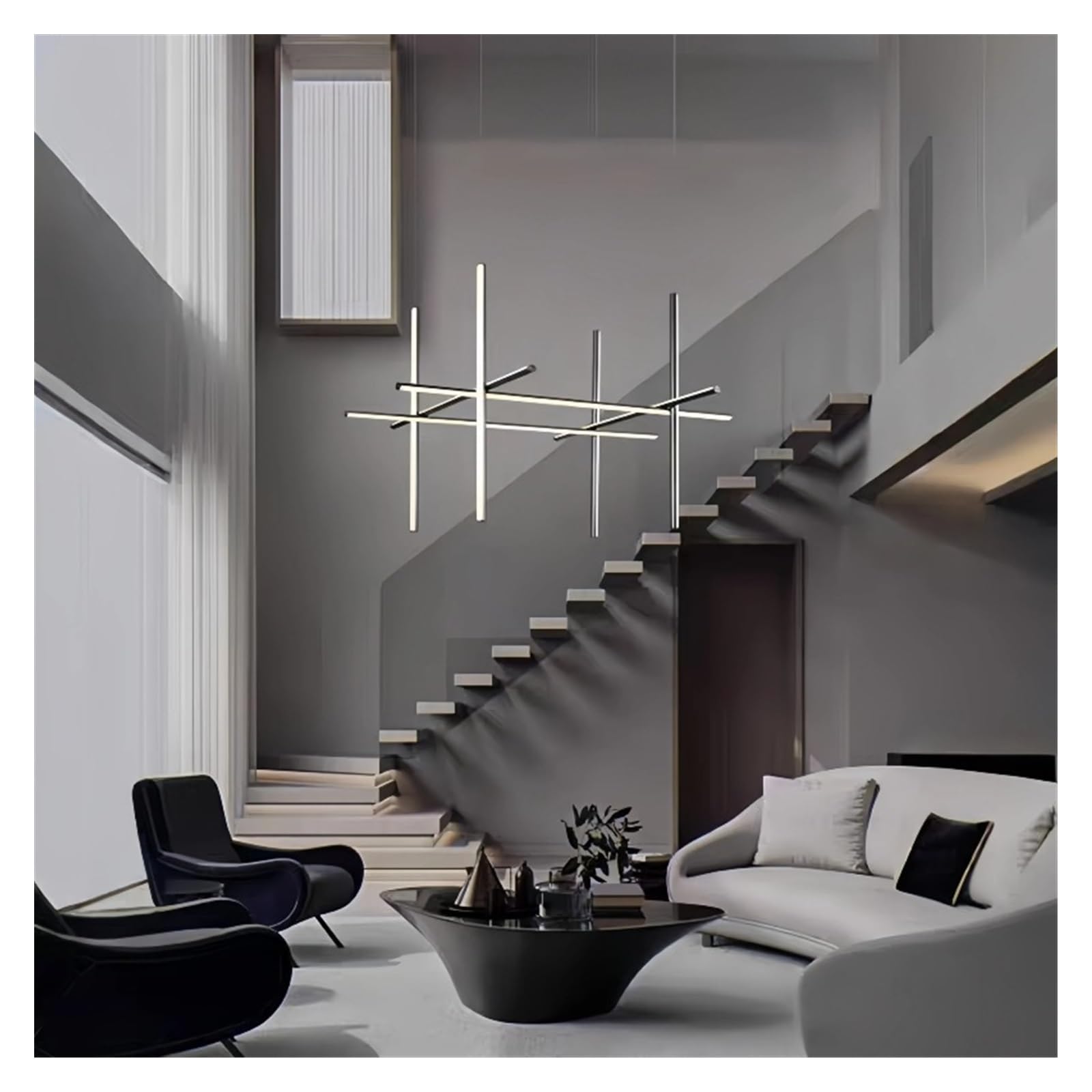 Genérico Lámpara de techo, Lámparas de araña techo LED posmodernas Italia, luces colgantes suspensión cristal con tubo diseño, artículos decoración for el hogar, sala estar y dormitorio(Warm,Gold E)