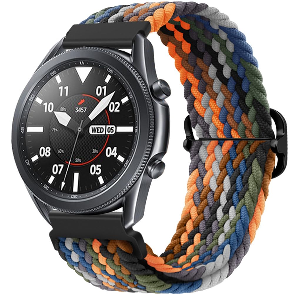 FYISWHO Correa Nylon para Amazfit GTS 4/4 Mini/3/2/2e/2Mini/GTR Mini/GTR 42mm, 20mm Deporte Brazalete Pulsera de Repuesto para Amazfit Active 2/Active 3/Bip 3/3 Pro/U/S/S Lite