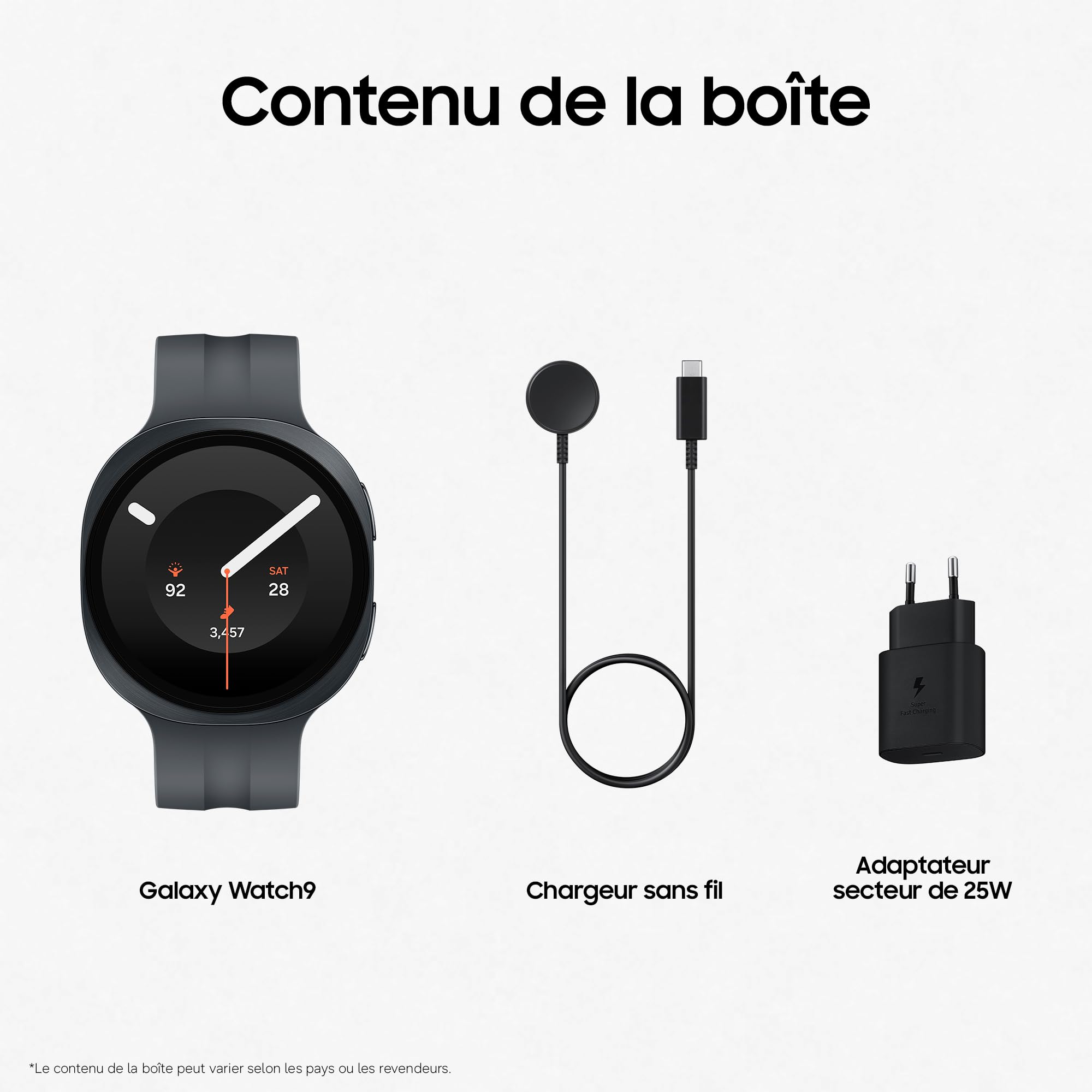 Samsung Galaxy Watch9, Montre Connectée avec IA, 4G, 44 mm, Graphite | Processeur Snapdragon Wear Elite, Batterie 445 mAh, Coach Sommeil, Running et Fitness, Suivi de l'Activité Cardiaque, Gemini