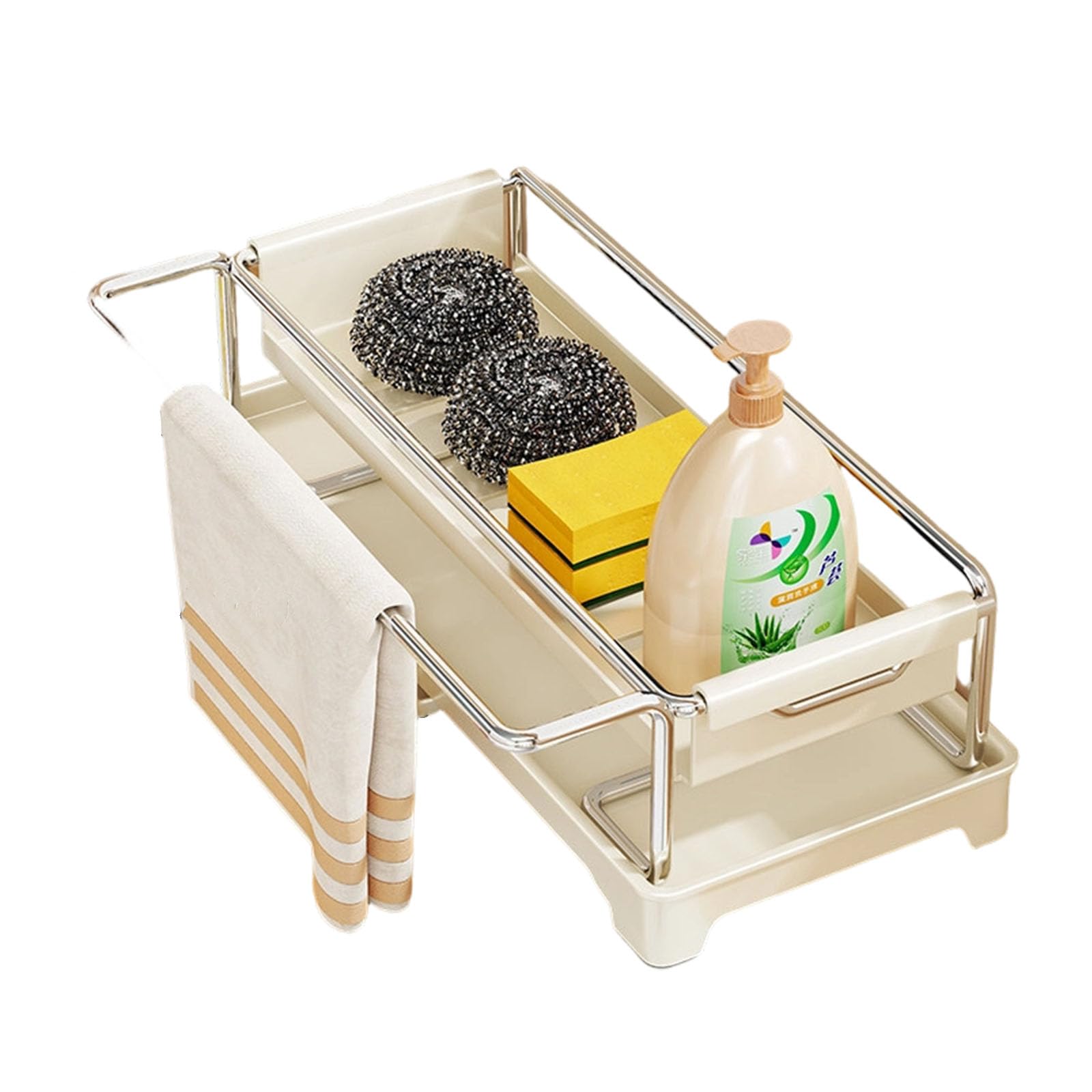 Tsophreniq Premium Stainless Steel Cloth Drying Rack for Hygienic and Organized Kitchen Area Rust Proof Planner