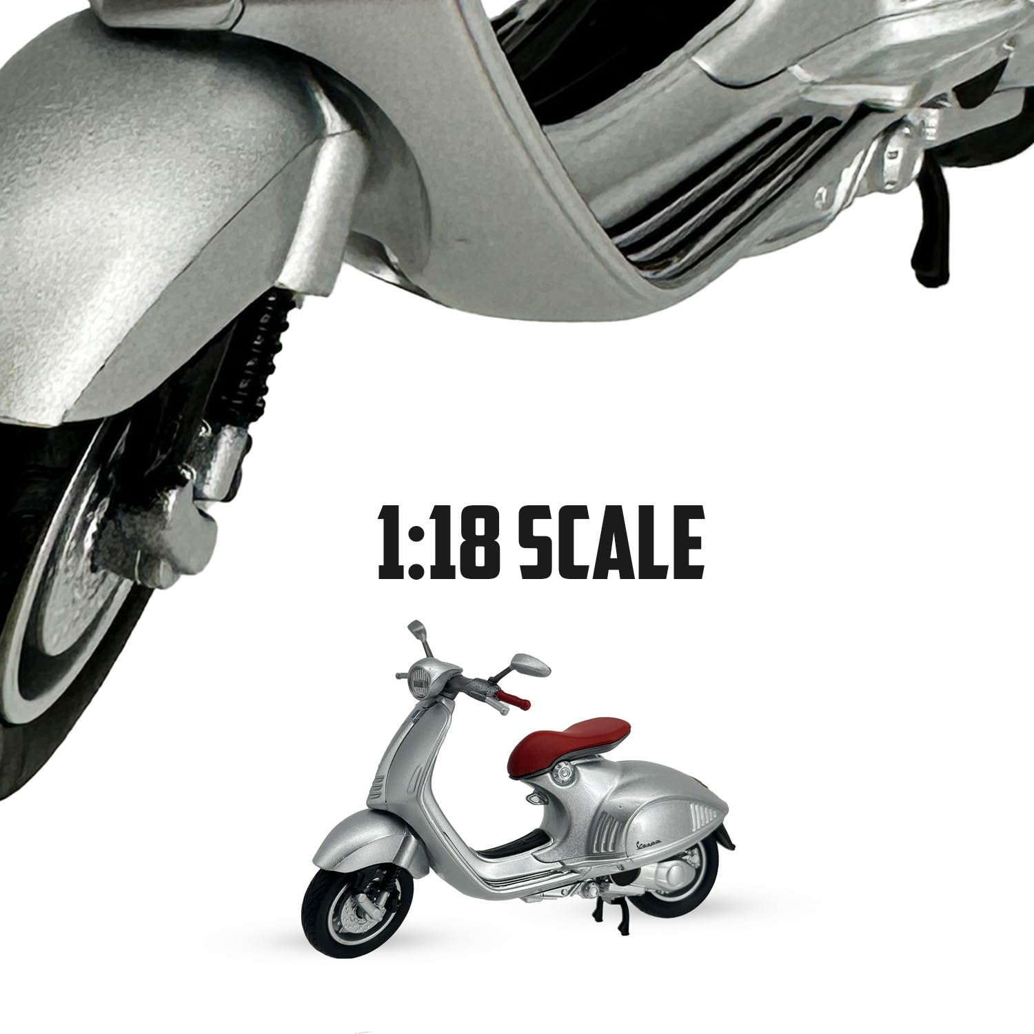 Amazon.com: Welly Die Cast Vespa 946 (2014), 1:18 Scale