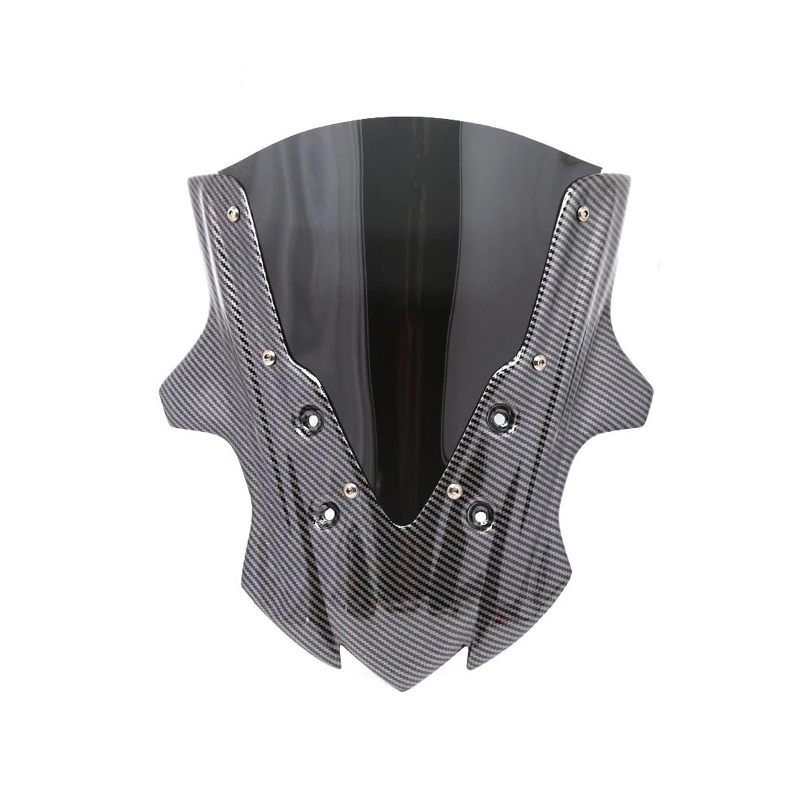 RWITWKPK motorcycle windshield For Honda CBR650F CB650F 2014-2018 Motorcycle Sports Viser VIsor Fairing Windshield Front Screen Windscreen windscreen double bubble(Carbon Fiber)