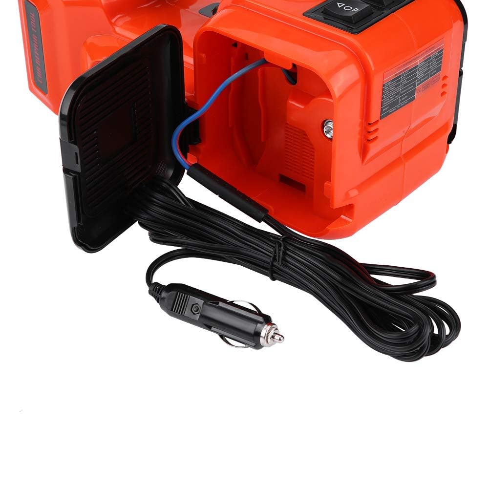 Cric Elettrico 5 T 12V DC, Sollevatore a Carrello Idraulico per Garage e Cric a Carrello di Emergenza per Auto, Camion, SUV,