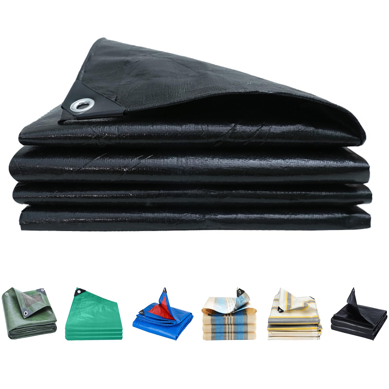 Lona impermeable exterior para cenadores y zonas de jardín negro
