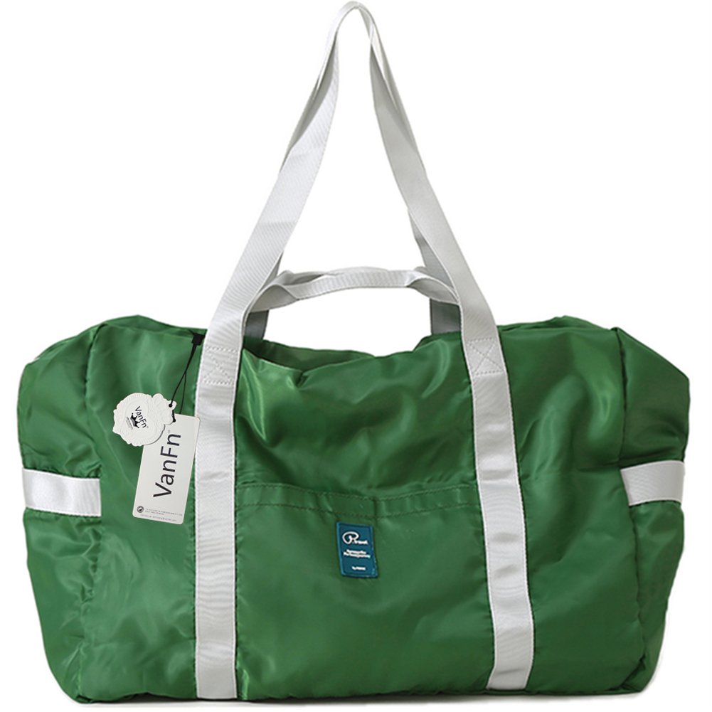 VanFn P.Travel - Bolsa de Viaje Plegable, Deportiva, Bolsa de Gimnasio, Bolsa de Hombro Ligera Deportiva, Bolsa de Lona de Nailon Resistente a la Lluvia para Mujeres y Hombres, Bolsa de Fin de Semana