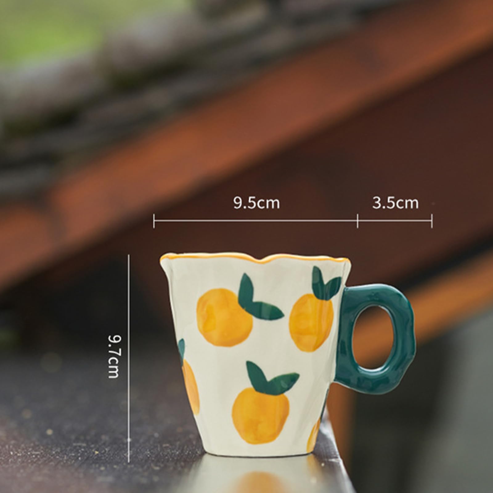 Soulnioi Ceramic Coffee Mug, Cute Cappuccino Cup with Handle - Image 2