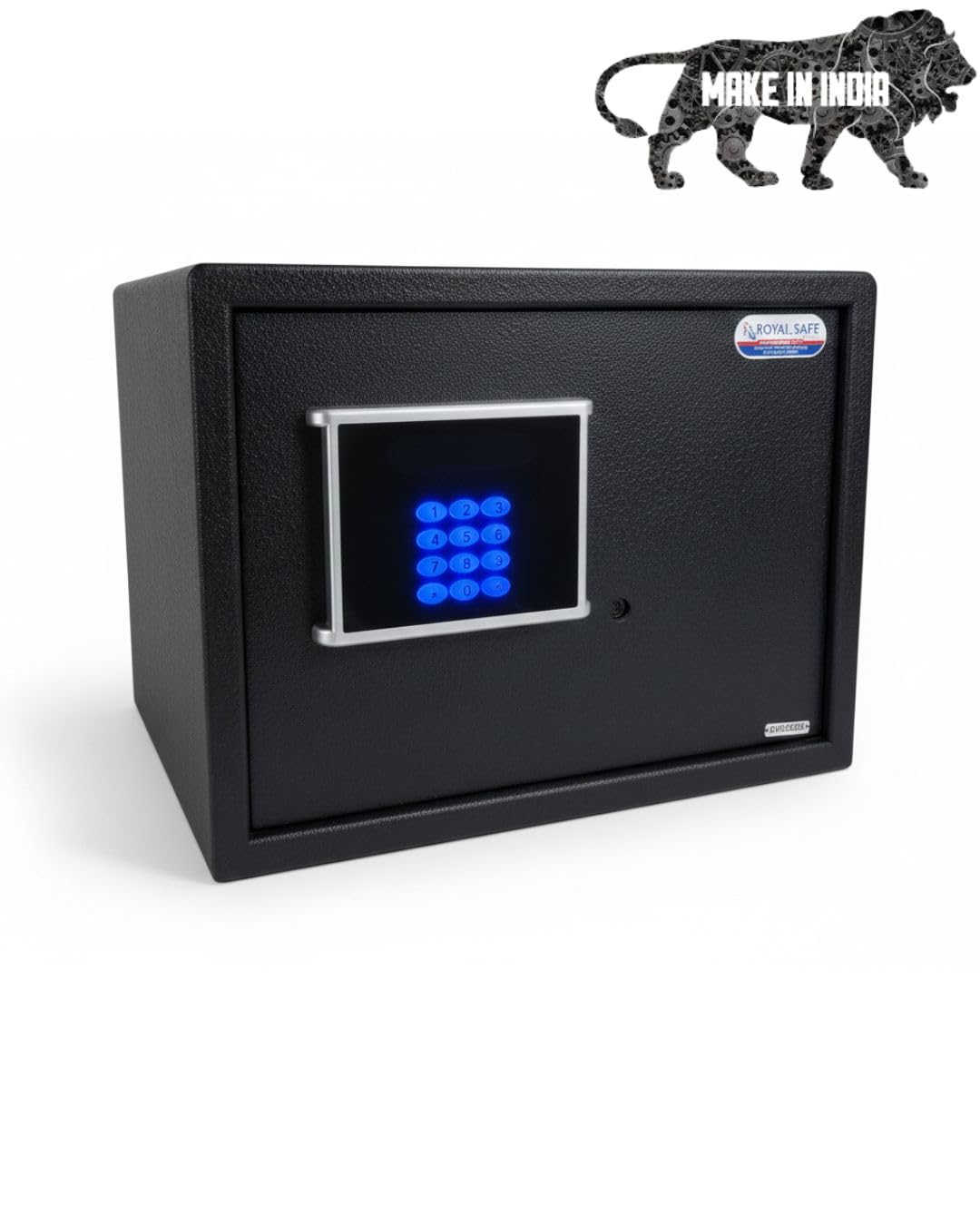 Aster Digital Electronic Safe Box, 14x10x10 inches, Steel Security Cabinet with Keypad Lock, Grey-image-30