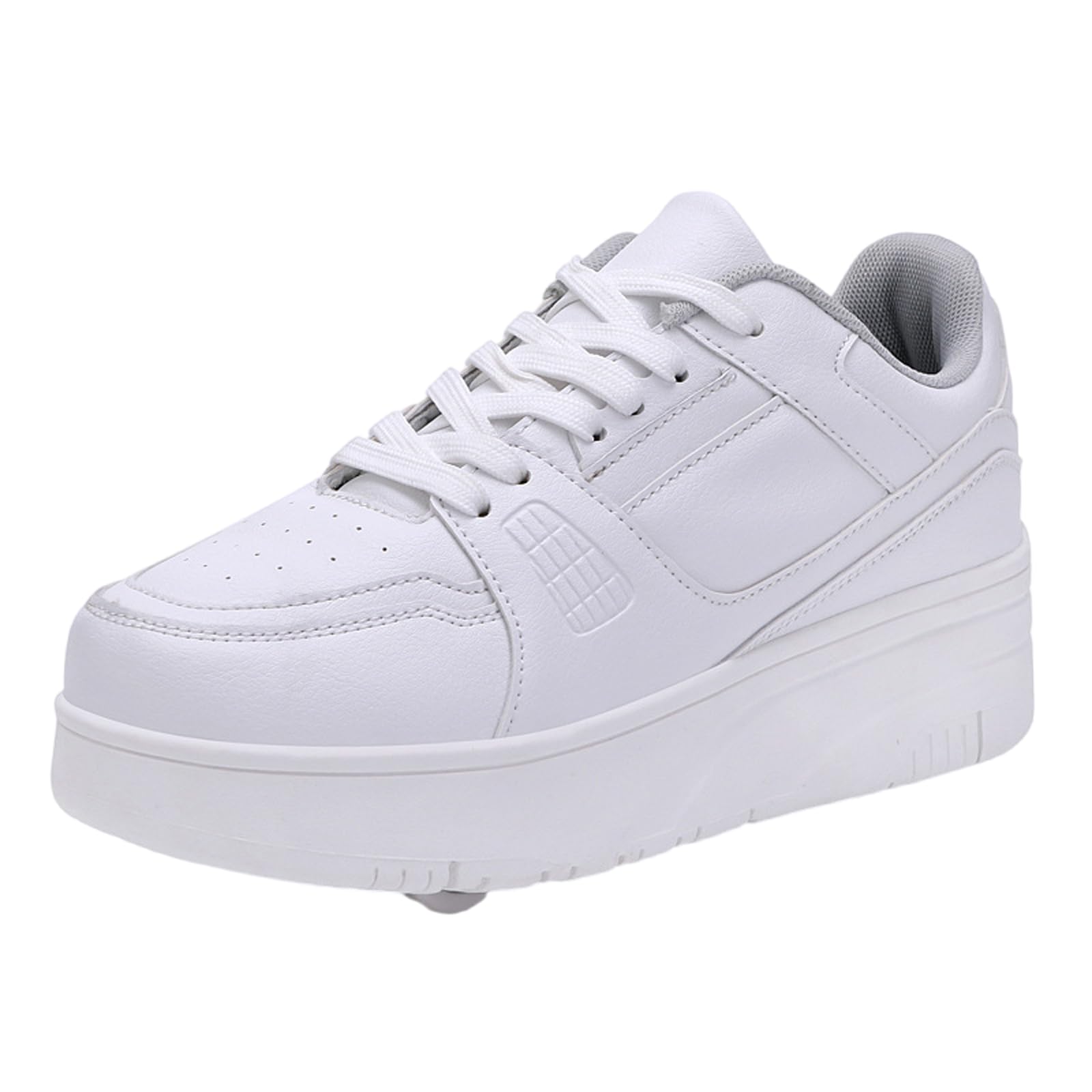 Sneakers con Ruote,Scarpe con Rotelle Bambino,Scarpe da Ginnastica A Rotelle,Multiuso,Comfort,Low-Top,Moda,con Ruote Rimovibili,per Ragazzo Ragazza Adulto