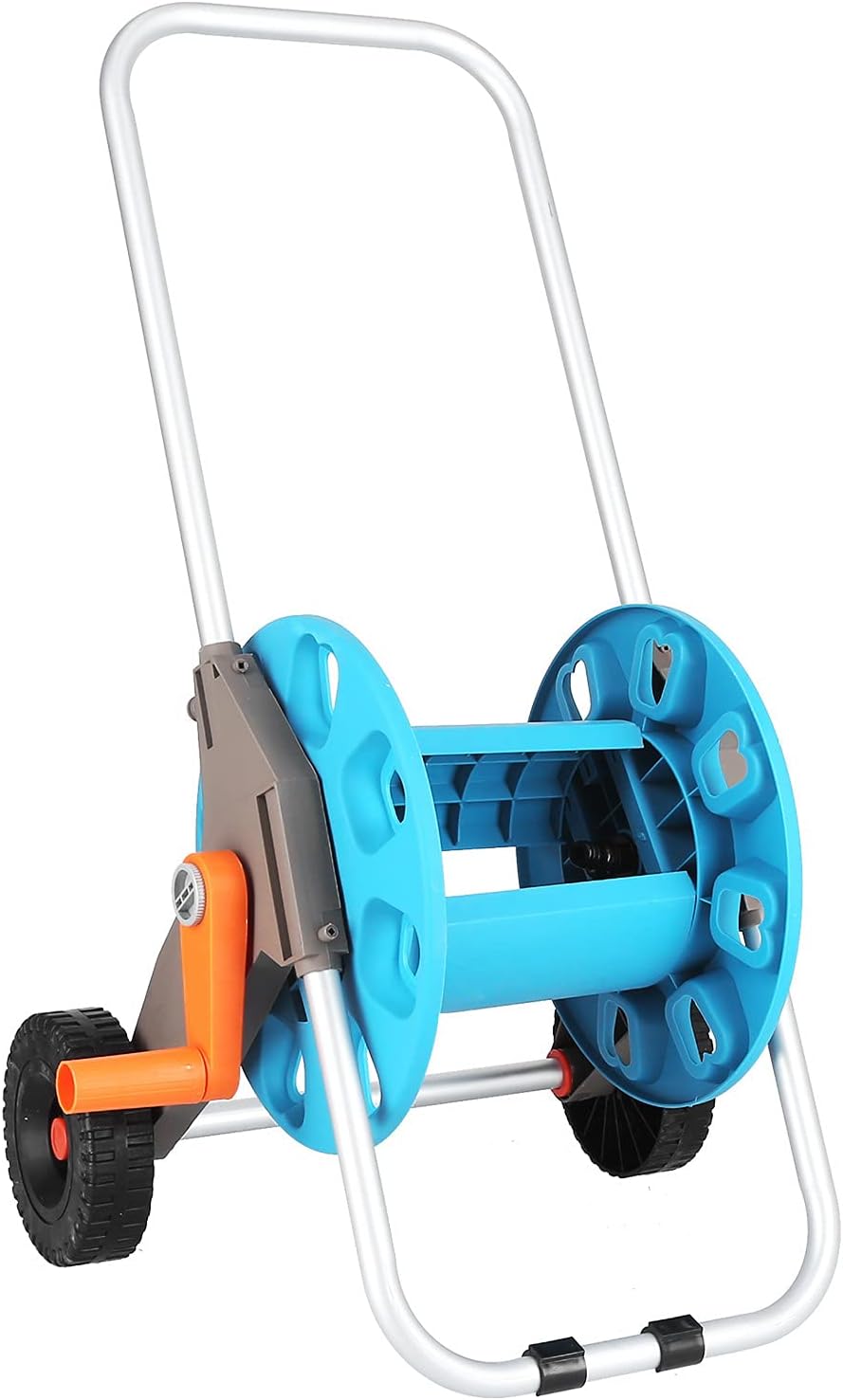 Reel Cart, Cart, Good Load Bearing Hose Winder for G1 2 with Wheels Portable Garden Lawn Reels Yard Patio Water Pipe 35m
