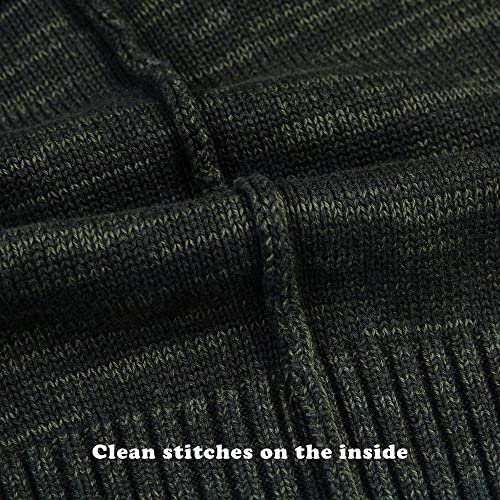 Image of BOBOYOYO Boys Sweaters 100% Cotton Cable Knit Kids Sweater Striped Pullover