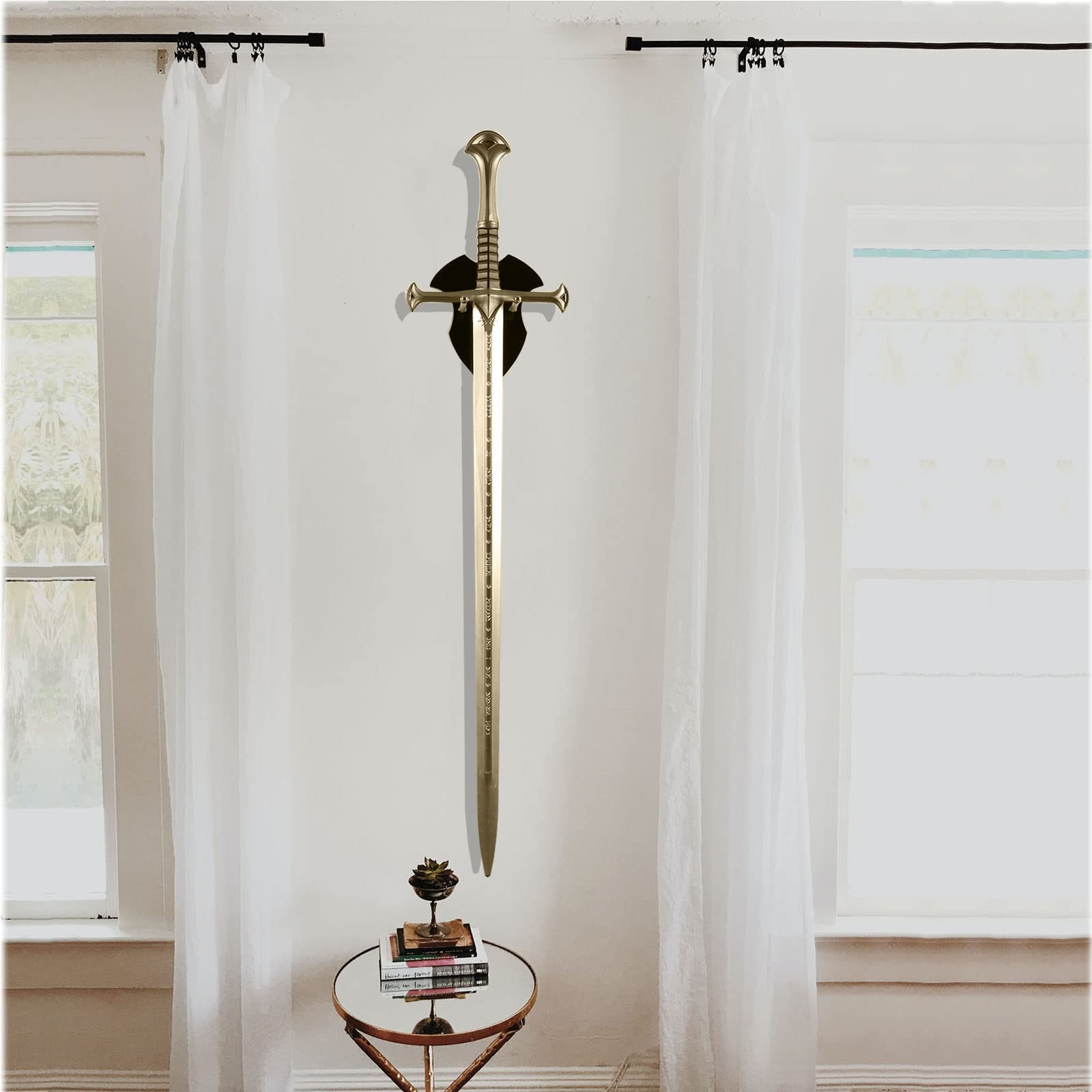 Schwerthalter, Schwert-Wandhalterung, Axthalter, Schwertaufhänger für Wand, Schwerthalter, Axt, vertikale Anzeige und Dekoration