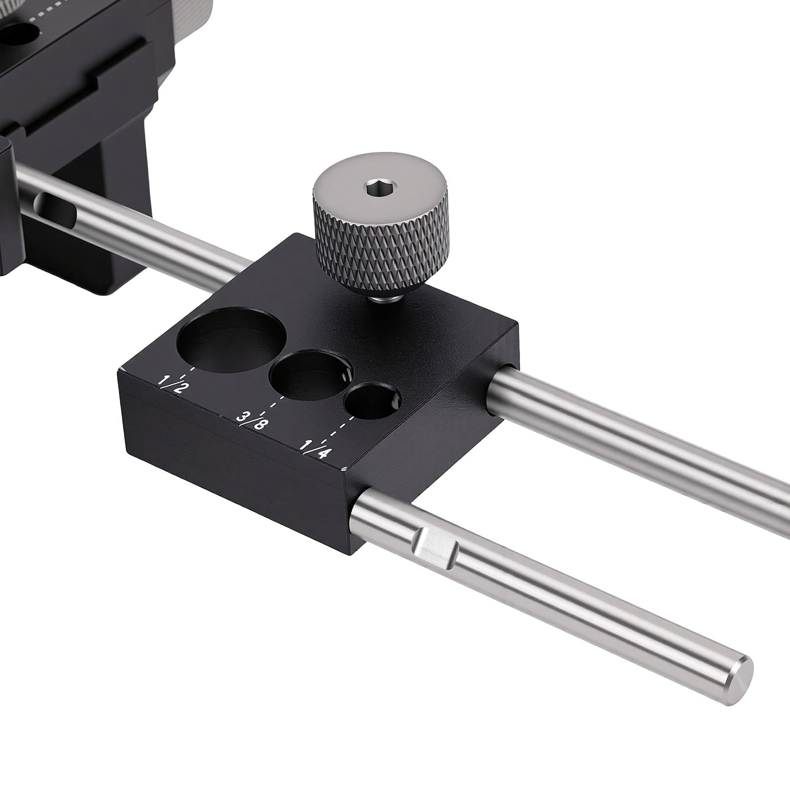 Yctze Kit de Plantilla para Tacos de 8,07x3,46 Pulgadas para Carpinteros Profesionales en Fabricación Muebles Tope Positivo Rápido Perforación Precisa Guí Perforación Ajustable