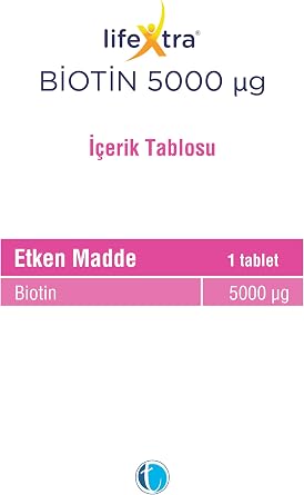 Lifextra Biotin 60 Tablets