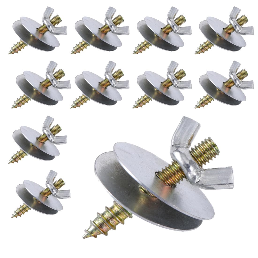 Viti Per Posatoi Uccelli - 20 Set Con Dadi A Farfalla Per Gabbie E Voliere