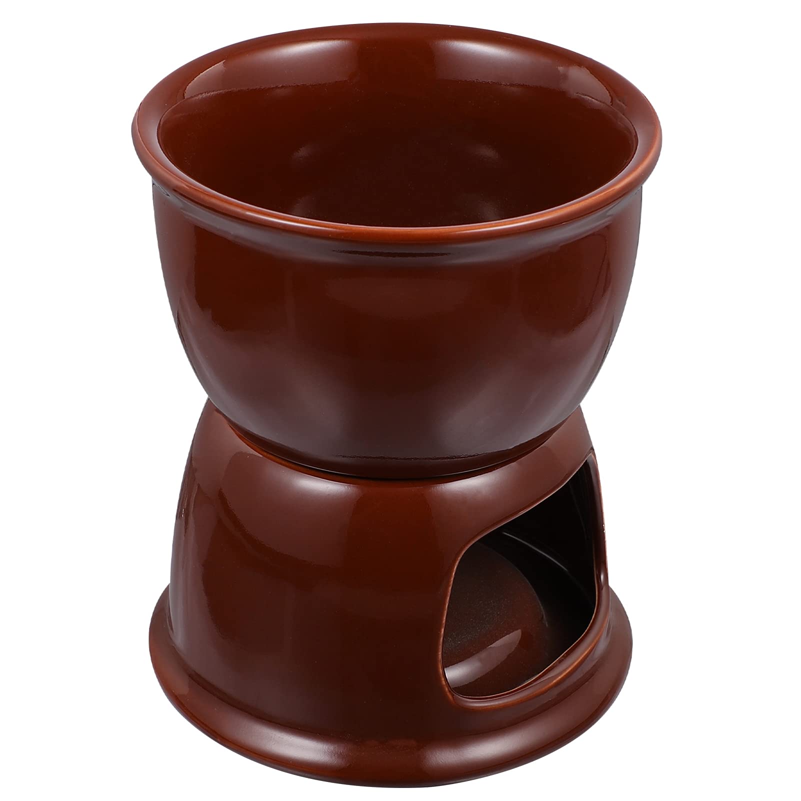 Unomor Ceramic Chocolate Melting Oven for Candy Melts Fondue Butter Warmer Pot