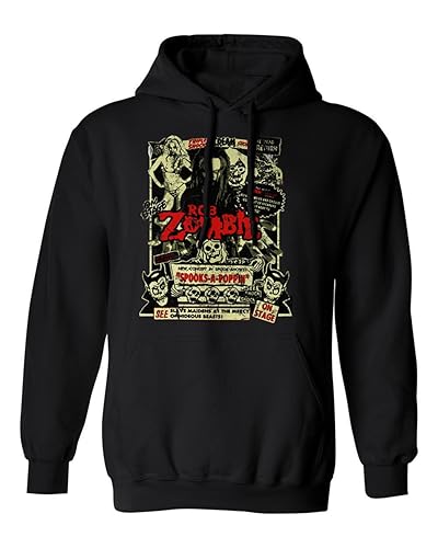 RIVEBELLA Horror Movie Novelty Tee Zombie Dead Return Men's Hoodie
