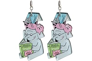 Funny Book Earrings