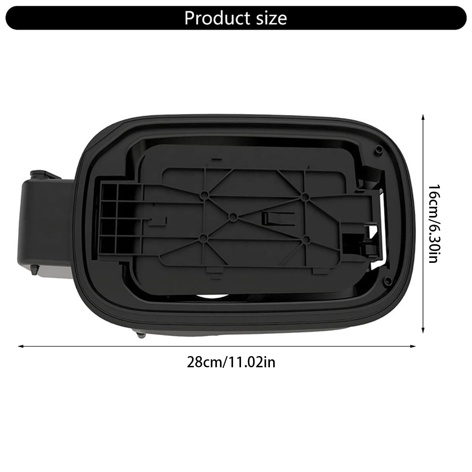 Coperture per porte di accesso per serbatoi di carburante, adatte per 68161542AJ, montaggio perfetto e guarnizione affidabile, sicura e adatta, anti perdite di carburanti
